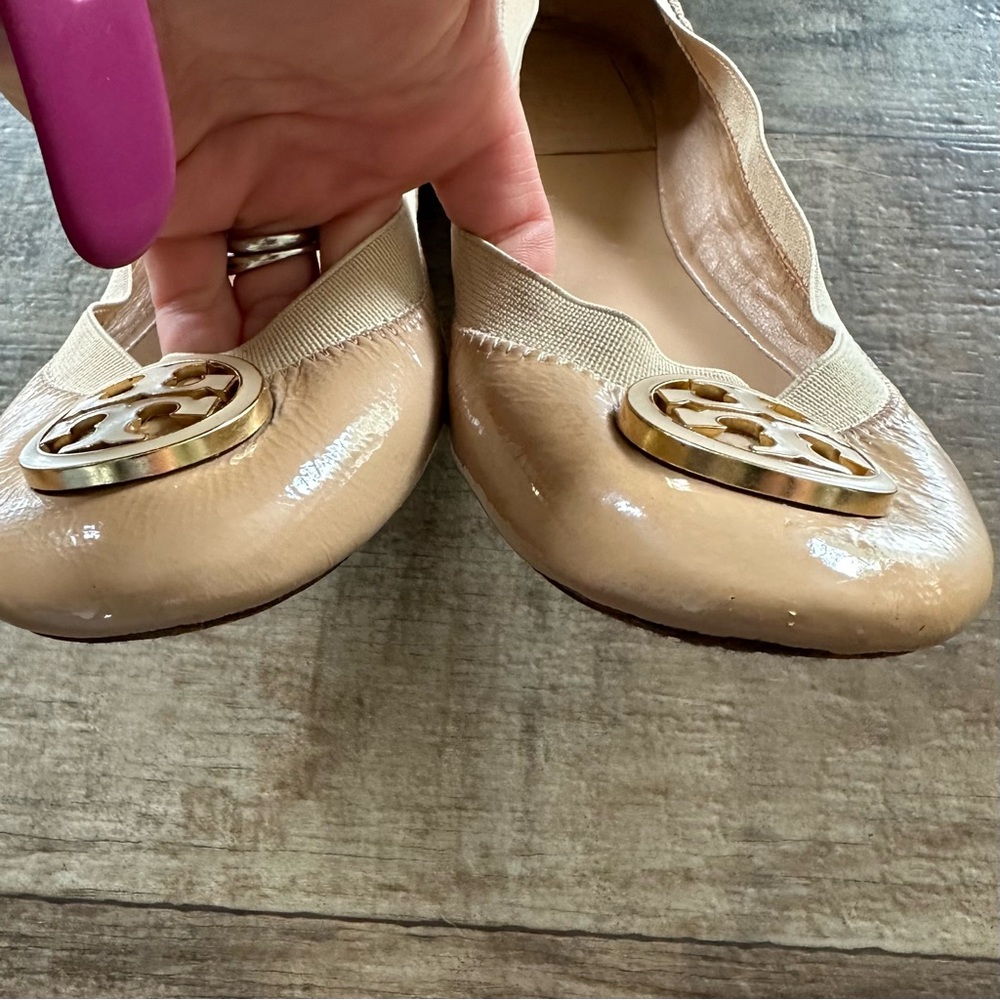 Tory Burch sand ballet flats - Picture 8 of 11